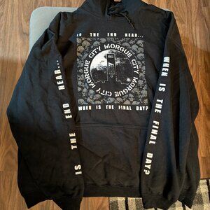 City Morgue Bottom Of The Barrel Mens XLarge Hoodie Sweatshirt Zillakami